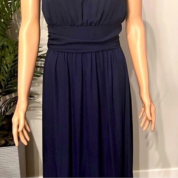 Venus Maxi Blue Navy Y89543-2-MTBL	KEY HOLE DETAIL DRESS - Dress size 2 - Picture 11 of 13